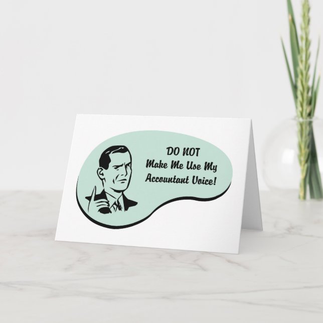 Carte Voix comptable (Devant)