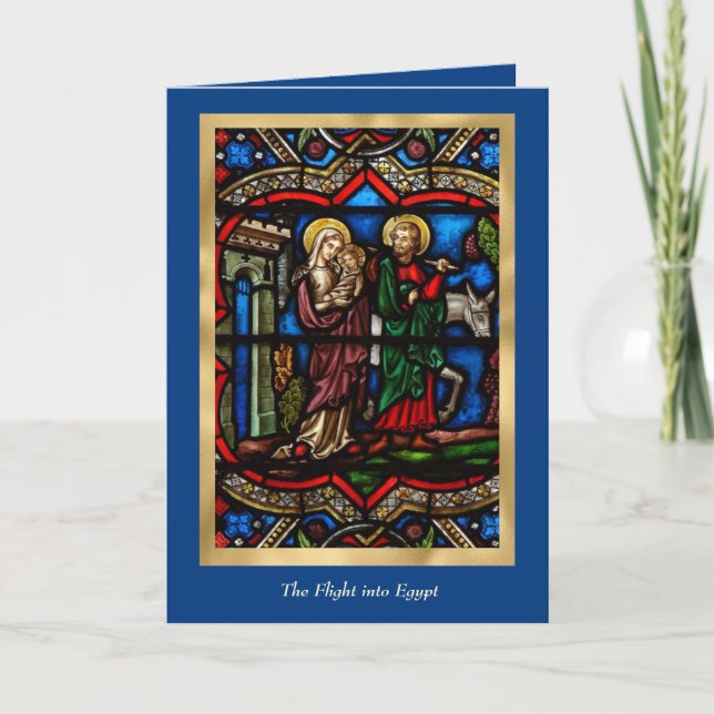 Carte Vol de verre tendu religieux en Egypte Jésus (Devant)