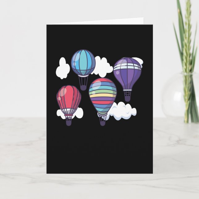 Carte Vol en ballon à air chaud (Devant)