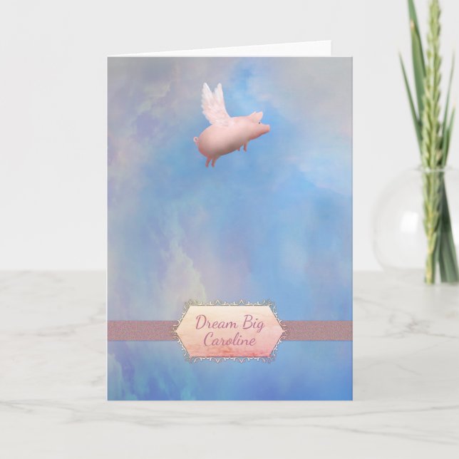 Carte Vol Porc-Personnalisé (Devant)