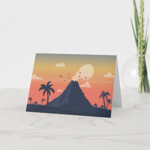 Carte Volcano Mountain Scene Designer