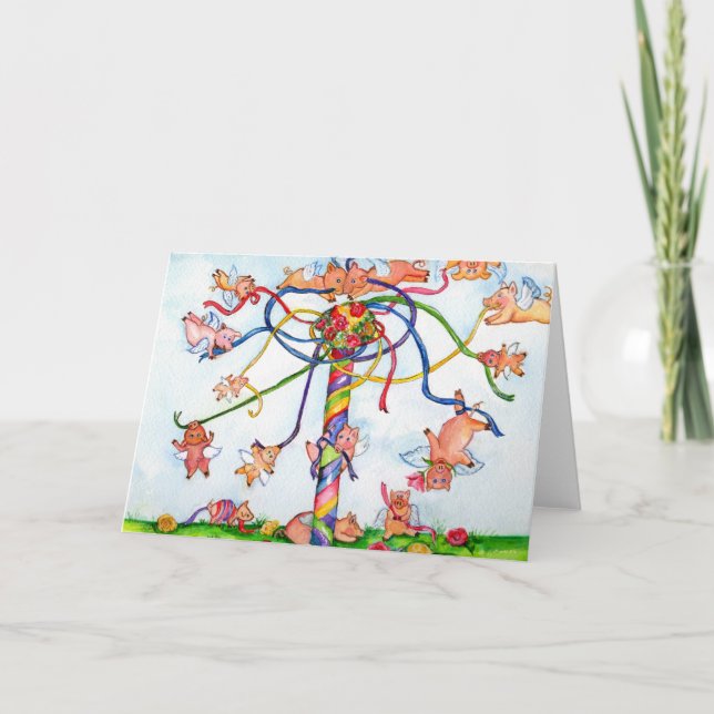 Carte Voler des cochons autour du Maypole (Devant)