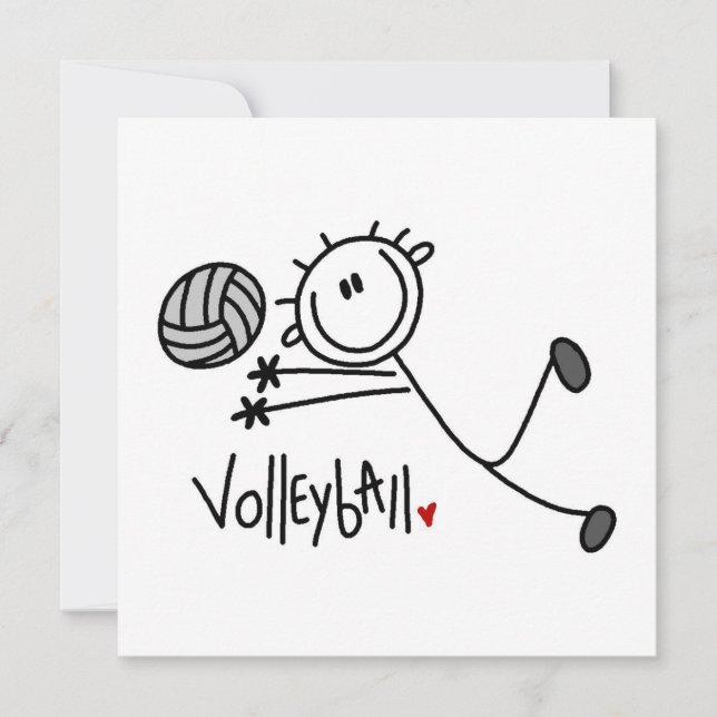 Carte Volley-ball de base à bascule masculin (Devant)