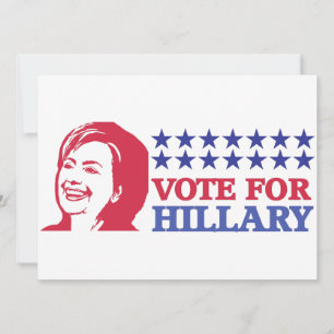 Carte vote pour hillary