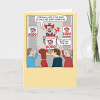 Voter drôle pour un anniversaire de clown