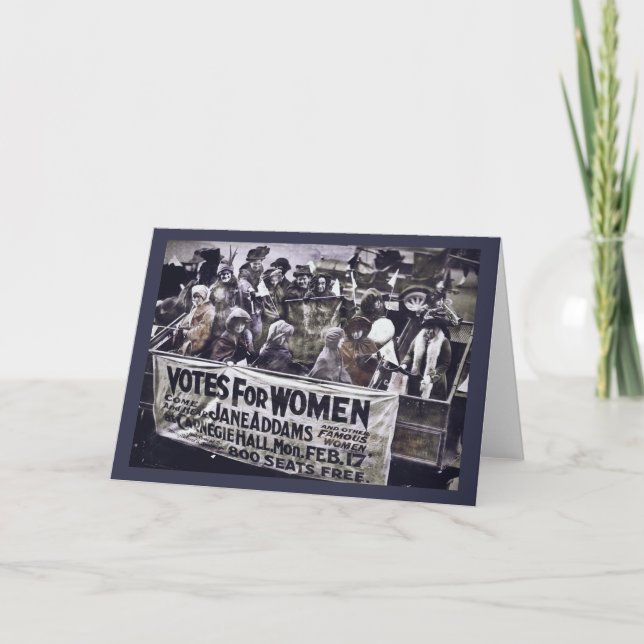 Carte Votes pour les femmes (Devant)