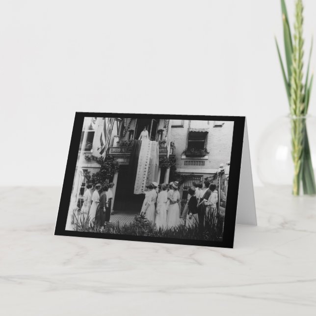 Carte Votes pour les femmes Alice Paul Victory Drapeau (Devant)