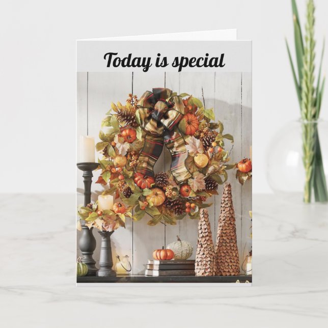 CARTE VOTRE ANNIVERSAIRE "NOVEMBRE SPÉCIAL" ! (Devant)