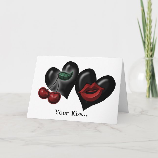 Carte Votre baiser (Devant)