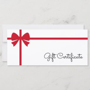 Carte Votre certificat cadeau d'entreprise personnalisé 