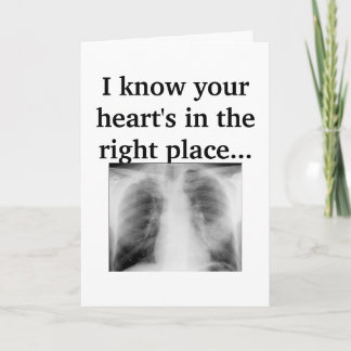Carte Votre coeur dans le bon endroit