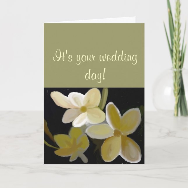 Carte Votre jour de mariage (Devant)