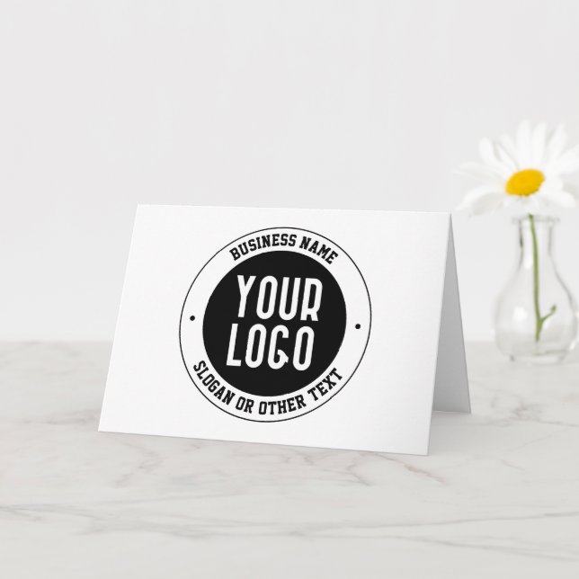 Carte Votre logo ou votre conception d'entreprise | Text (Petite plante)