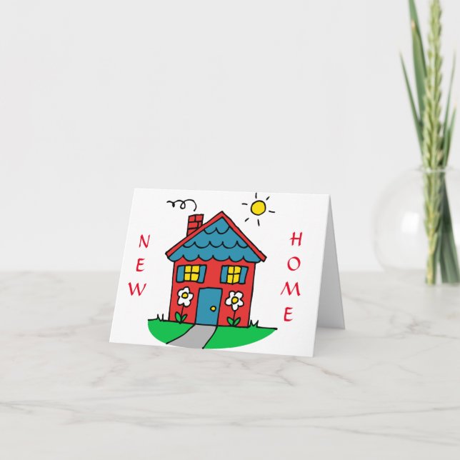CARTE **VOTRE NOUVELLE MAISON** LE TEMPS DE CÉLÉBRER SÛR (Devant)