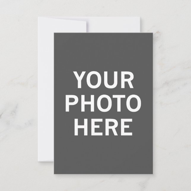 Carte Votre photo ici (Devant)
