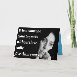 Carte Votre salutation de sourire