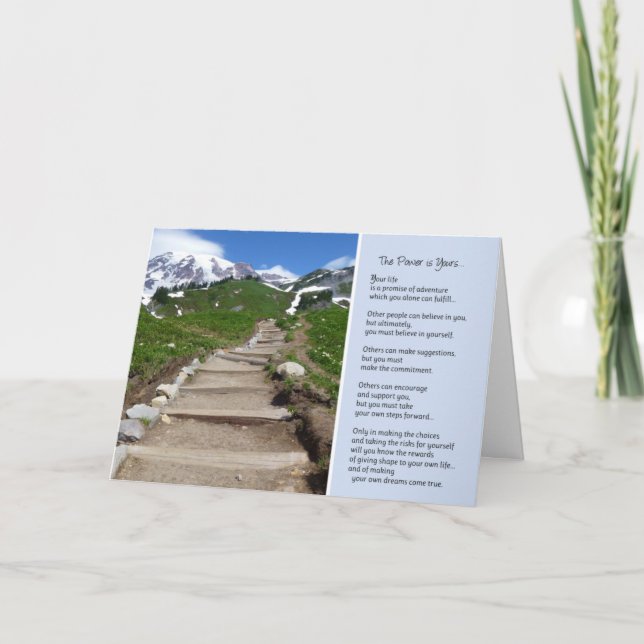 Carte Votre vie est une aventure... (Devant)