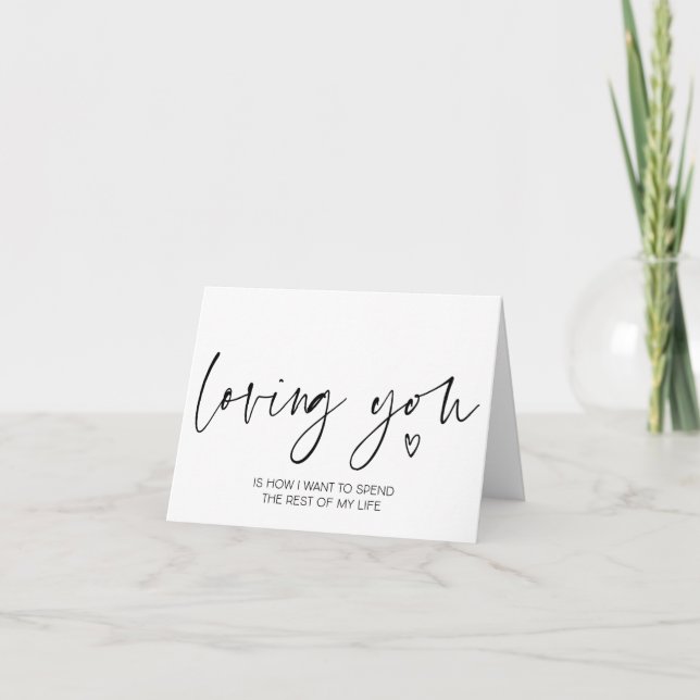 Carte Vous Aimer, C'Est Comme Ça Que Je Veux Passer Ma V (Devant)