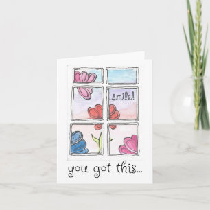 Carte Vous Avez Ça, Aquarelle Fleurs Art Print