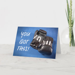 Carte Vous Avez Cette Encouragement Gants De Boîte