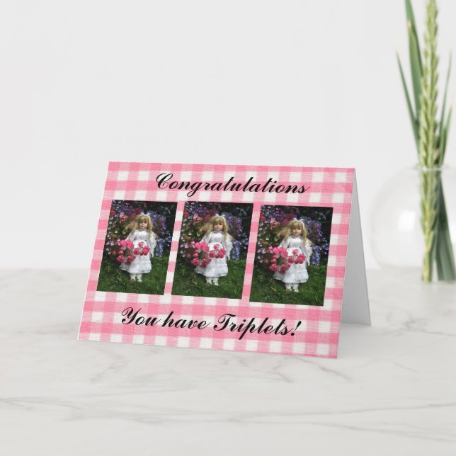 Carte Vous avez des triplets (Devant)