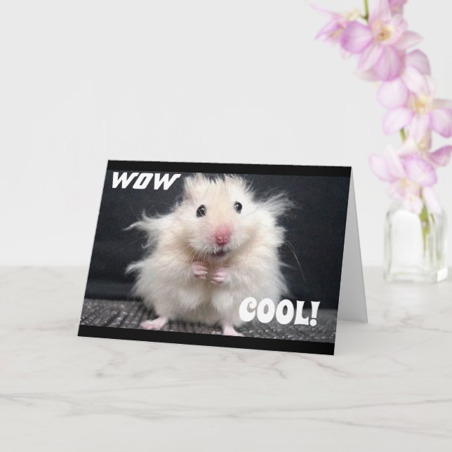 CARTE VOUS AVEZ EU ***UN POIVRE*** FÉLICITATIONS** (Orchidée)