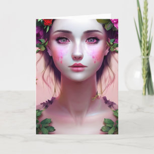 Carte Vous avez manqué   Belle Ethereal Femme Imaginaire