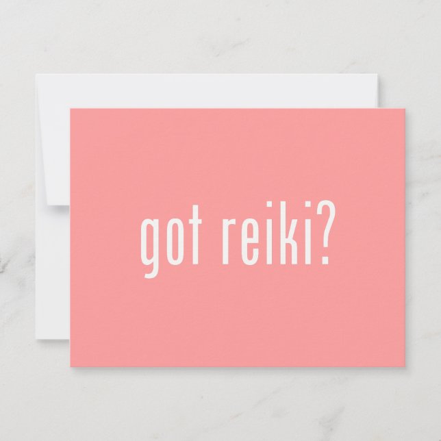 Carte Vous avez Reiki ? (Devant)