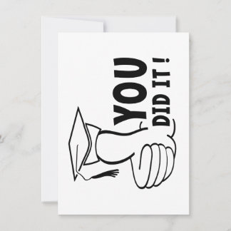 Carte Vous avez réussi ou vous avez obtenu le diplôme,
