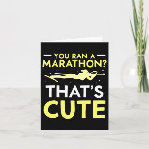 Carte Vous avez un marathon qui est un beau biathlon spo