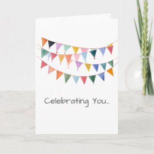 Carte Vous célébrer Joyeux Anniversaire Artisan Coloré