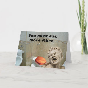 Carte Vous devez manger plus de fibres.
