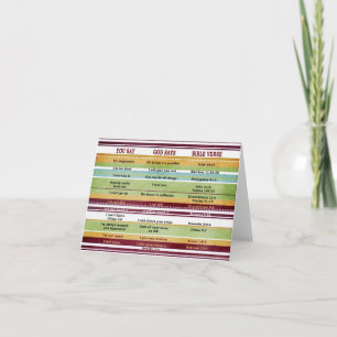 Carte "Vous Dites/Dieu Dit" Versets Inspirationnels De L