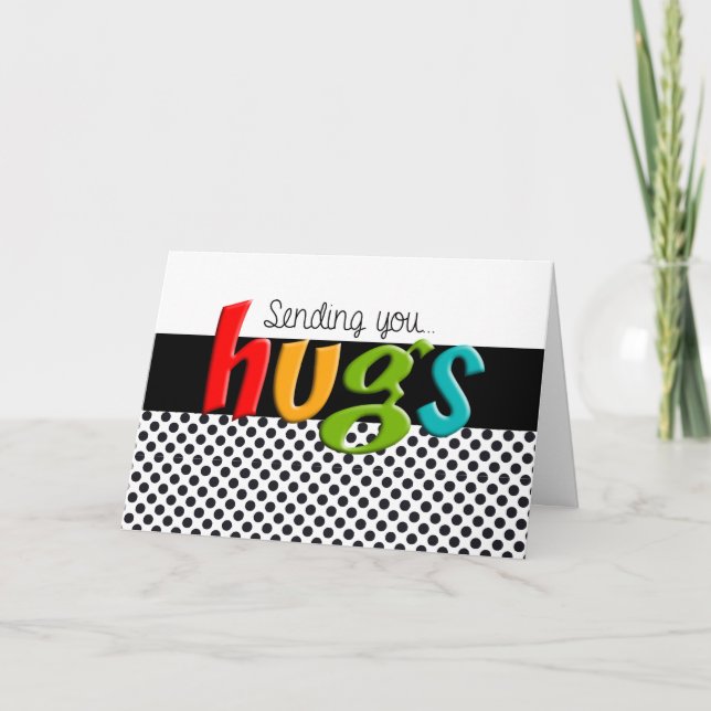 Carte Vous envoyer des "Hugs" (Devant)