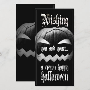 Carte Vous et les vôtres un Halloween heureux effrayant