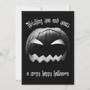Carte Vous et les vôtres un Halloween heureux effrayant