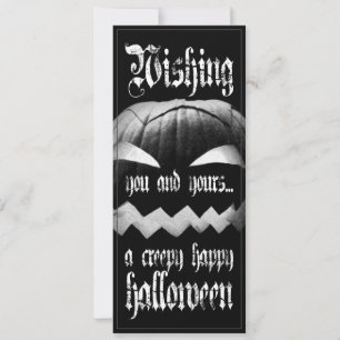 Carte Vous et les vôtres un Halloween heureux effrayant