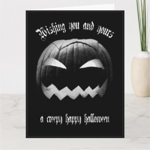 Carte Vous et les vôtres un Halloween heureux et effraya