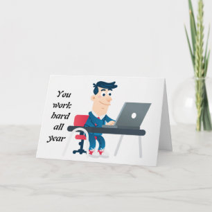 CARTE VOUS ÊTES APPRÉCIÉ NOËL LIÉ AU TRAVAIL