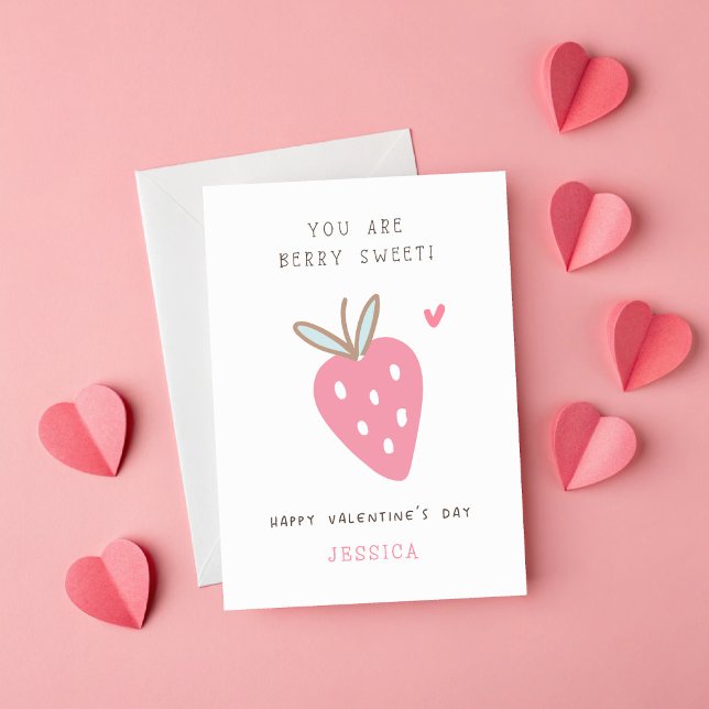 Carte Vous êtes Berry Sweet Classroom Saint-Valentin (Créateur téléchargé)