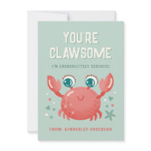 Vous êtes Clawsome Valentine's Day Card