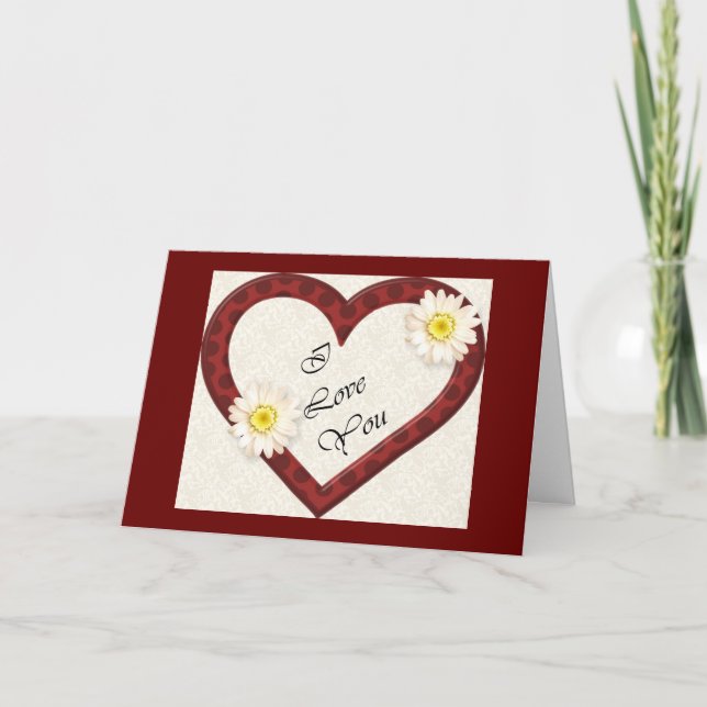 Carte Vous Êtes Entré Dans Mon Coeur (Devant)