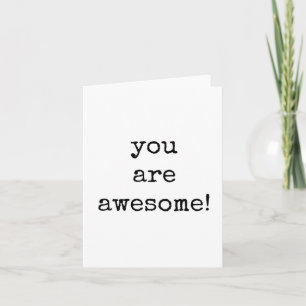 Carte Vous Êtes Génial, Encouragement, Uplifcard