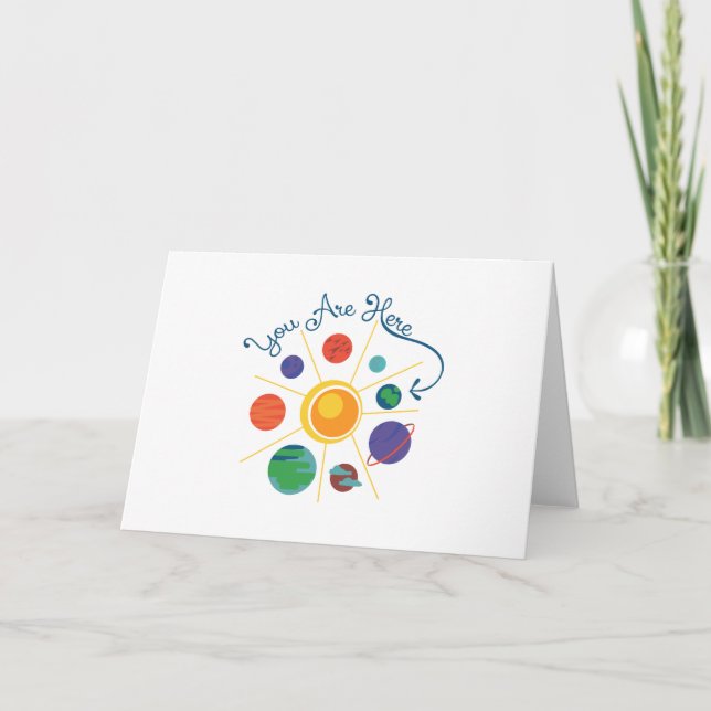 Carte Vous Êtes Ici (Devant)