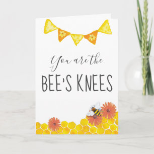 Carte Vous êtes l'aquarelle des genoux de l'abeille
