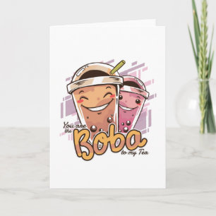 Carte vous êtes le boba