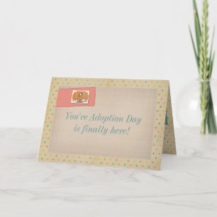 Carte Vous êtes le jour de l'adoption