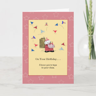Carte Vous êtes le numéro un avec moi - anniversaire