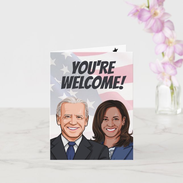 Carte Vous êtes les bienvenus, maintenant allez vous end (Orchidée)