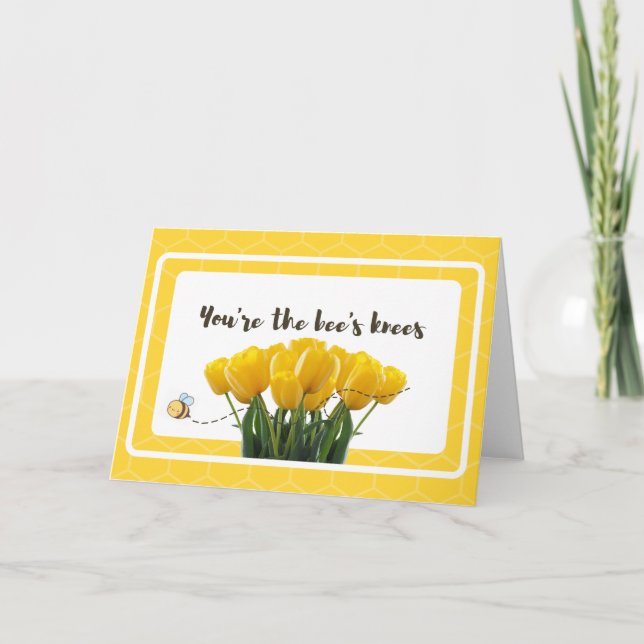 Carte Vous êtes les genoux de l'abeille (le blanc à (Devant)